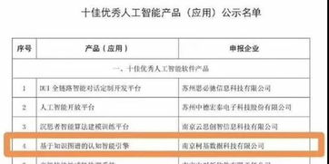 江寧企業(yè)產(chǎn)品入選省十佳優(yōu)秀人工智能基礎(chǔ)軟件，彰顯區(qū)域科創(chuàng)實(shí)力